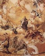 Matthaus Gunther The Apotheosis of St Benedict oil painting